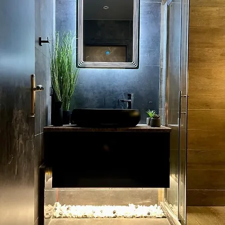 Luxury Black And White Interior & Rooftop Terrace *