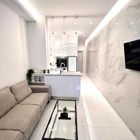 Apartment Luxury Black And White Interior & Rooftop Terrace