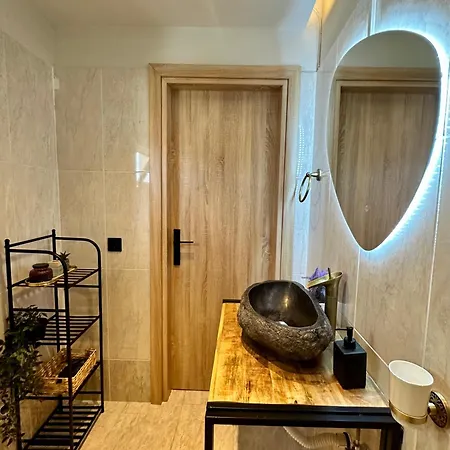 Luxury Black And White Interior & Rooftop Terrace * Kalamata