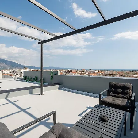 Luxury Black And White Interior & Rooftop Terrace